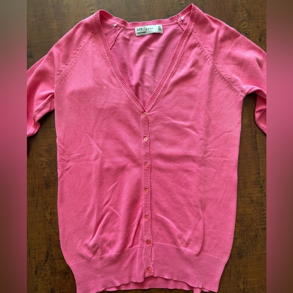 Zara Pink Women's Cardigan - Picture 2 of 3
